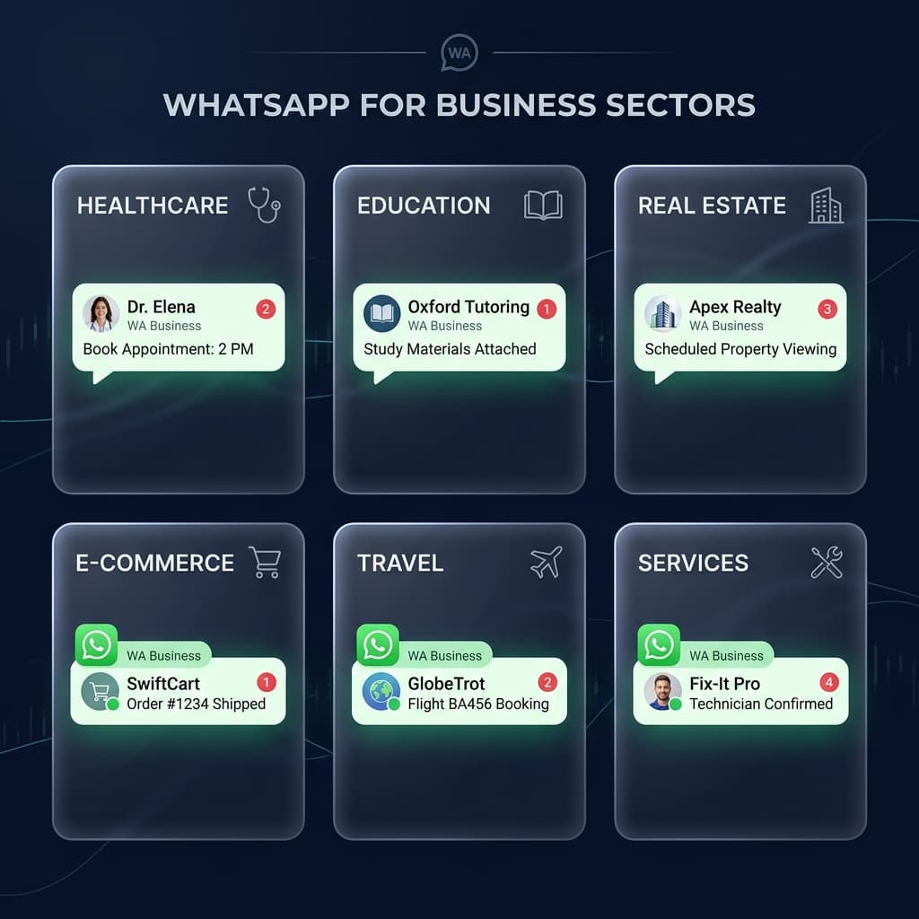 القطاعات المستهدفة — SkyCRM